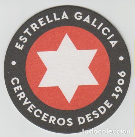 Coleccionismo de cervezas: posavasos cerveza ESTRELLA GALICIA beer bier pivo coaster porta vasos