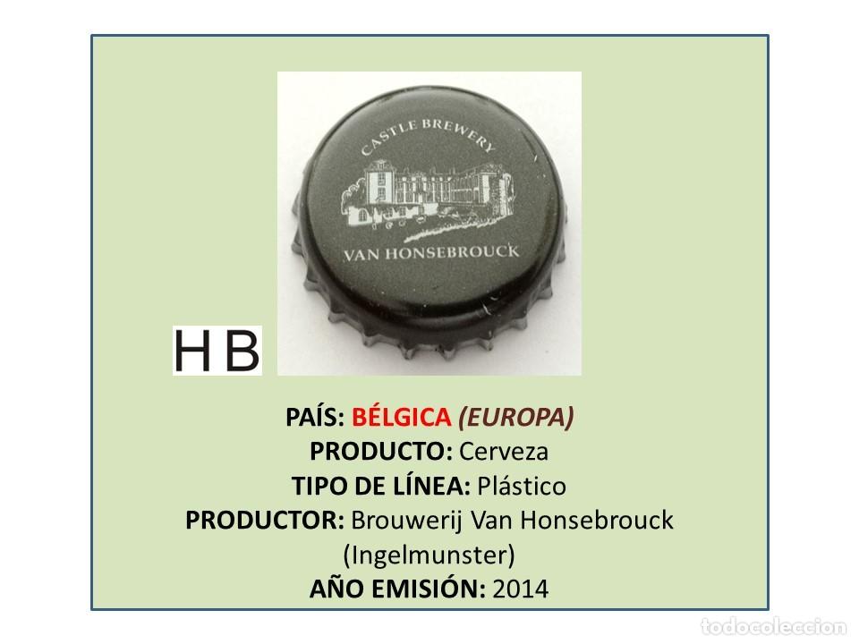 Sammeln von Brauereiartikeln: TAPON CORONA CAPSULA CHAPA CERVEZA VAN HONSEBROUCK (B&Eacute;LGICA)