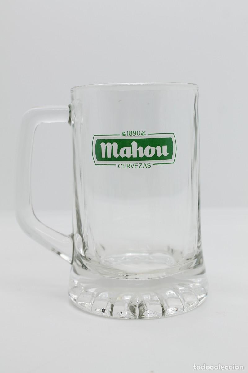 Coleccionismo de cervezas: jarra cerveza MAHOU beer bier birra cerveja