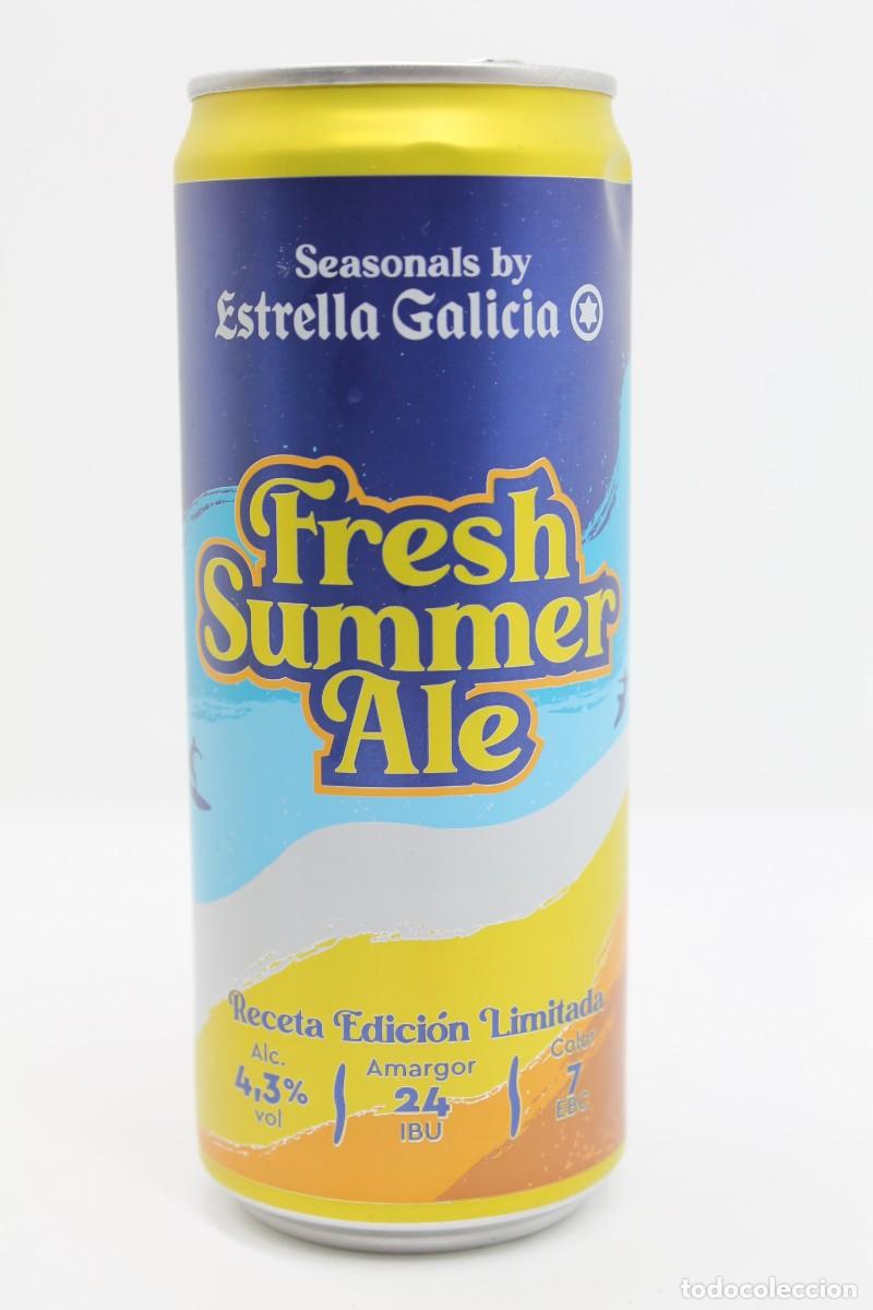 Coleccionismo de cervezas: lata VACIA cerveza ESTRELLA GALICIA FRESH SUMMER ALE ESPA&Ntilde;A beer birra bier