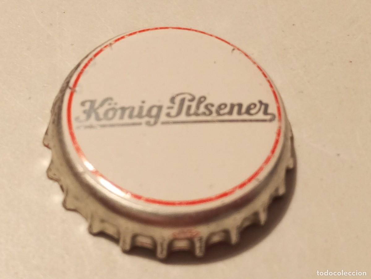 Coleccionismo de cervezas: Chapa tap&oacute;n corona de la cerveza alemana K&Ouml;NIG-PILSENER