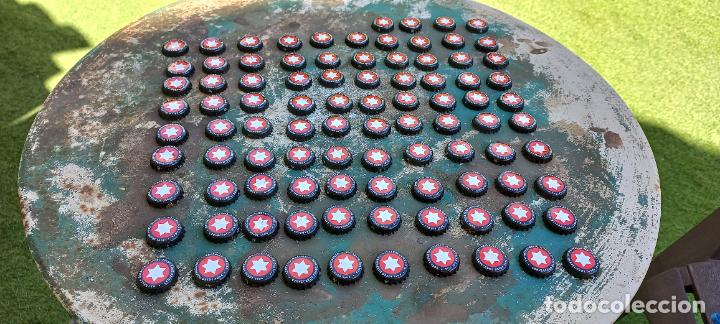 Coleccionismo de cervezas: LOTE DE 94 CHAPAS DE CERVEZA ESTRELLA GALICIA. CERVECEROS DESDE 1906