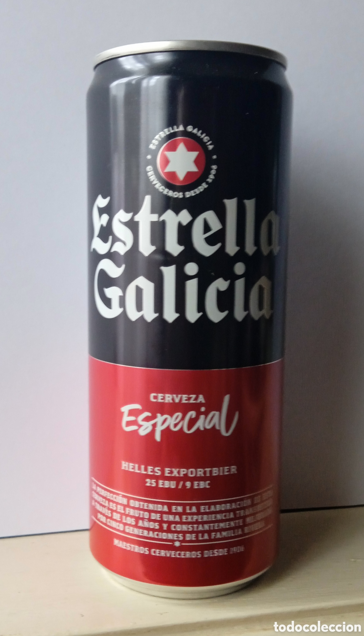 Coleccionismo de cervezas: LATA CERVEZA ESTRELLA GALICIA (VAC&Iacute;A)