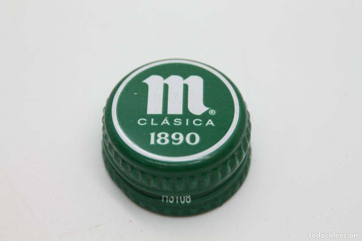 Coleccionismo de cervezas: tap&oacute;n rosca aluminio cerveza MAHOU CLASICA beer screw cap