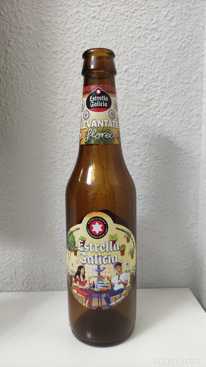 Coleccionismo de cervezas: BOTELLA CERVEZA VACIA - ESTRELLA GALICIA - LEVANTATE Y FLORECE - ANDALUC&Iacute;A