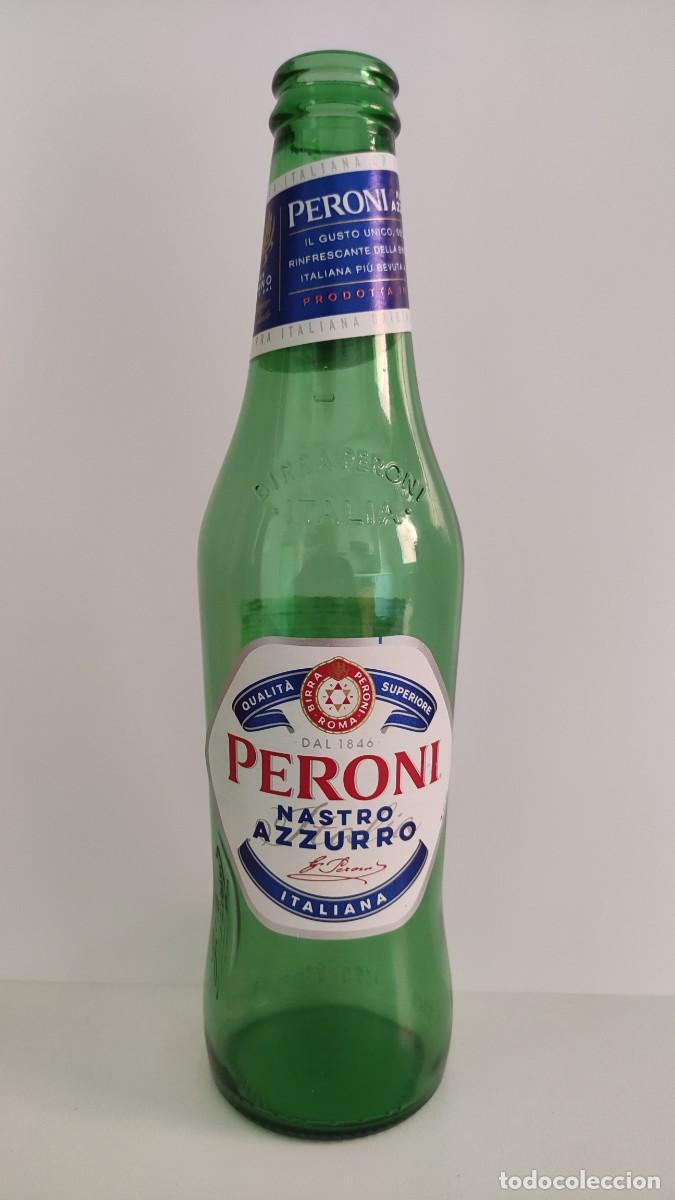 Collectionnisme de bi&egrave;res: Botella cerveza vac&iacute;a - PERONI ITALIA - 250GR