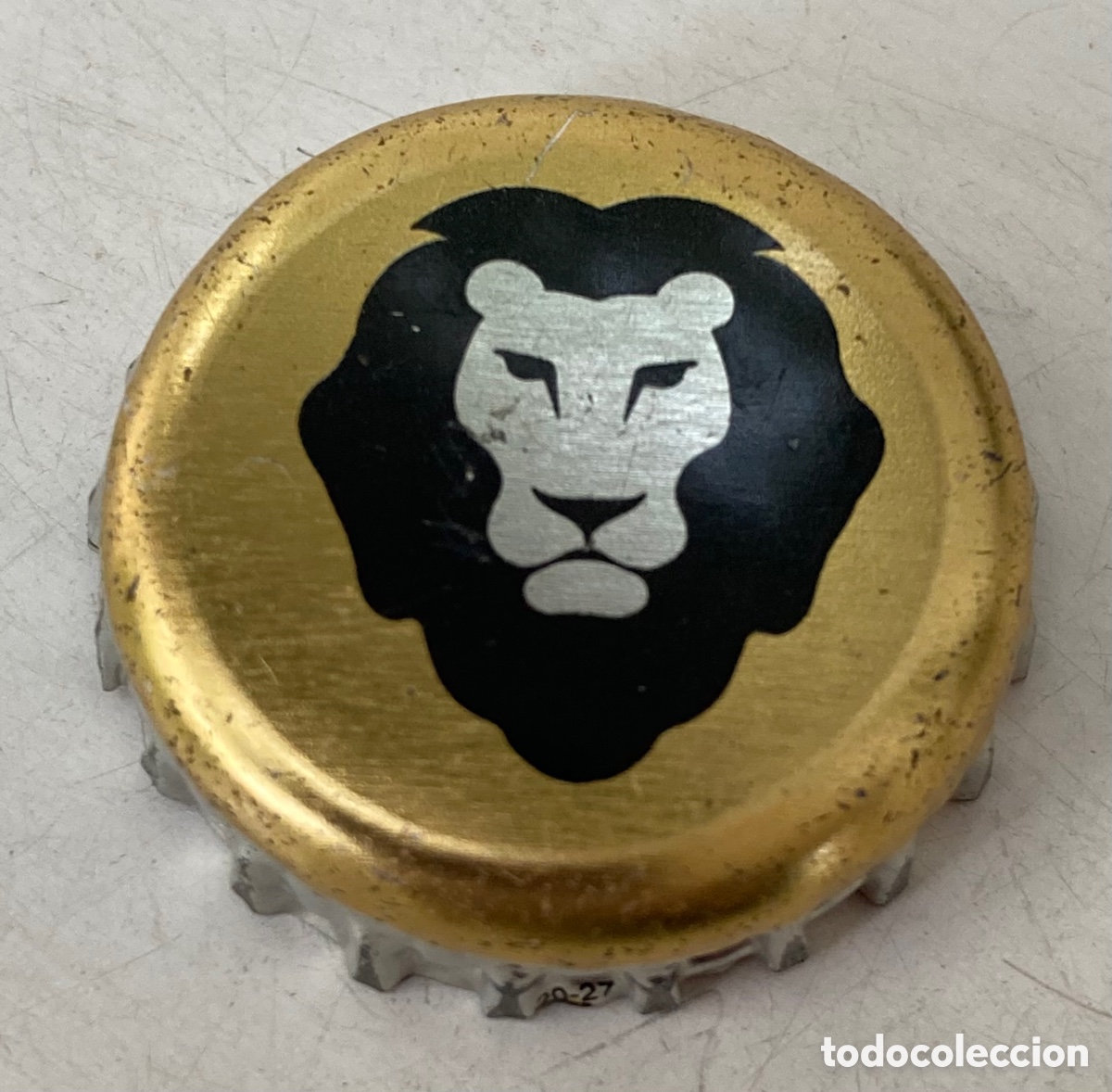 Coleccionismo de cervezas: CHAPA BOTTLE CAP CAPSULE BIRRA CERVEZA BEER LE&Oacute;N (1). CHIPRE. ---LOTE N. 1661---CARMANJO