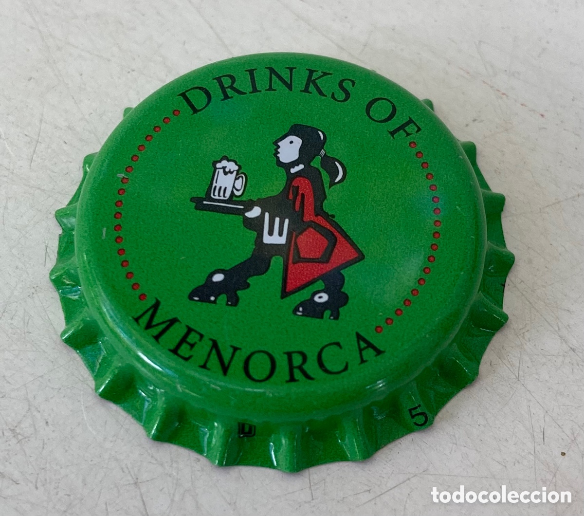 Colecionismo de cervejas: CHAPA BIRRA BEER BIERE BIER CERVEZA ES MOLI DE FOC (3).SANT CLIMENT. MENORCA.--LOTE N.3041--CARMANJO