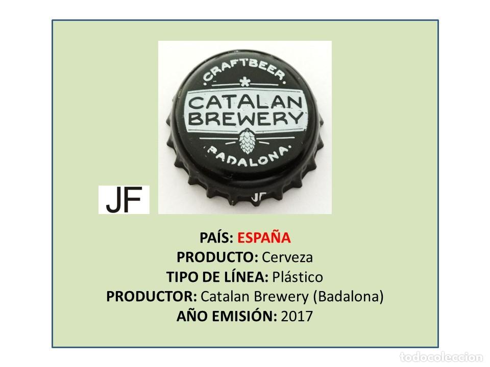 Colecionismo de cervejas: TAPON CORONA CAPSULA CHAPA CERVEZA CATALAN BREWERY (ESPA&Ntilde;A)