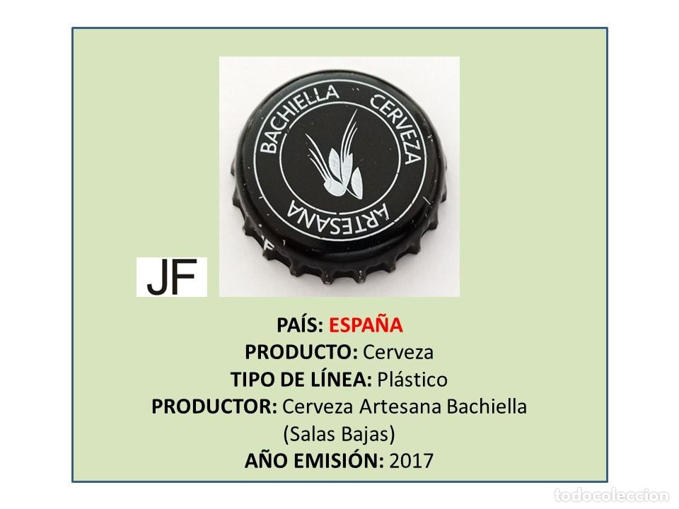 Colecionismo de cervejas: TAPON CORONA CAPSULA CHAPA CERVEZA BACHIELLA (ESPA&Ntilde;A)