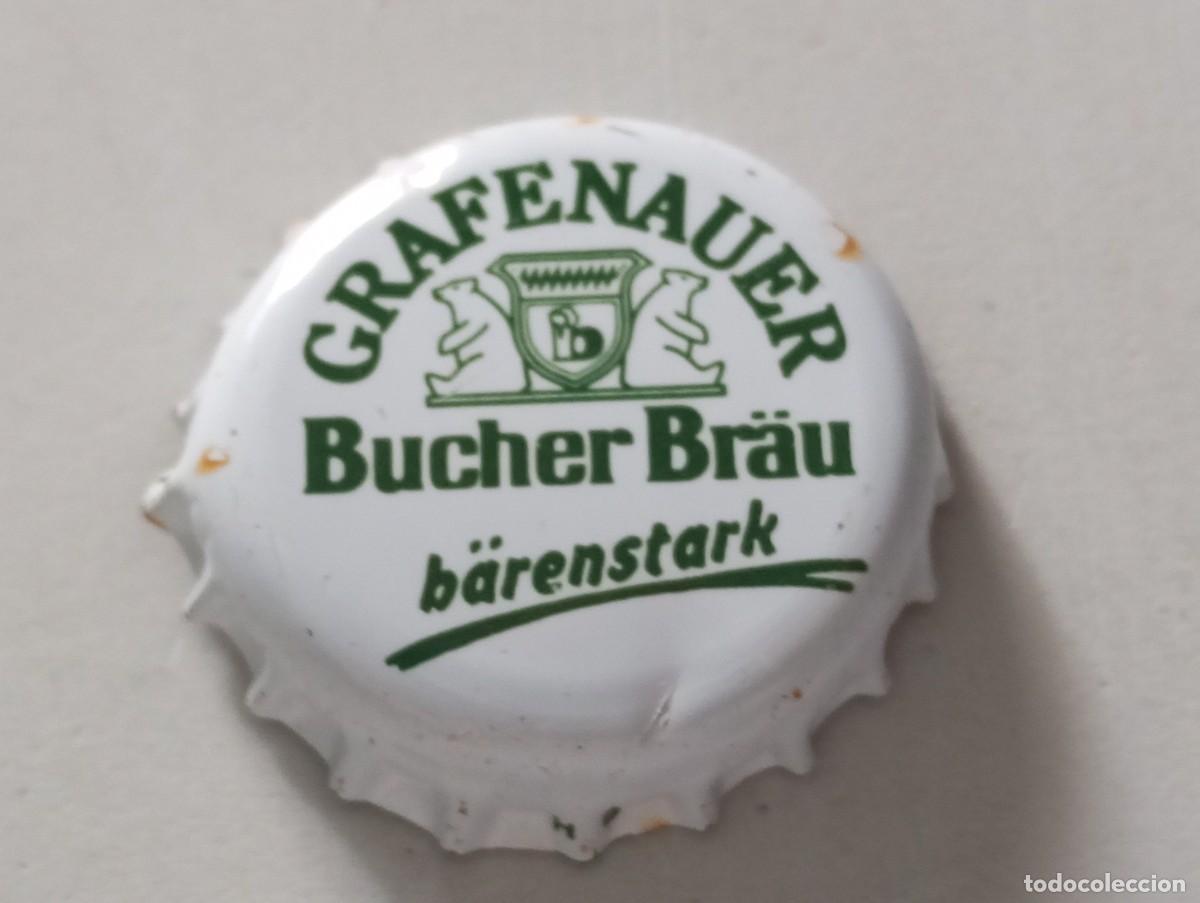 Coleccionismo de cervezas: Chapa tap&oacute;n corona de la cerveza alemana GRAFENAUER BUCHER BR&Auml;U