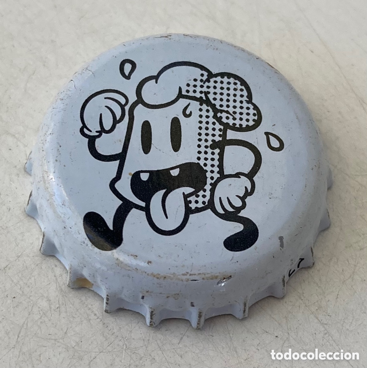 Collectable Beer: TAP&Oacute;N CORONA BIRRA CHAPA CERVEZA ARTESANA BARCELONA BEER (6) . CHAPA: U.----LOTE N. 2388---CARMANJO