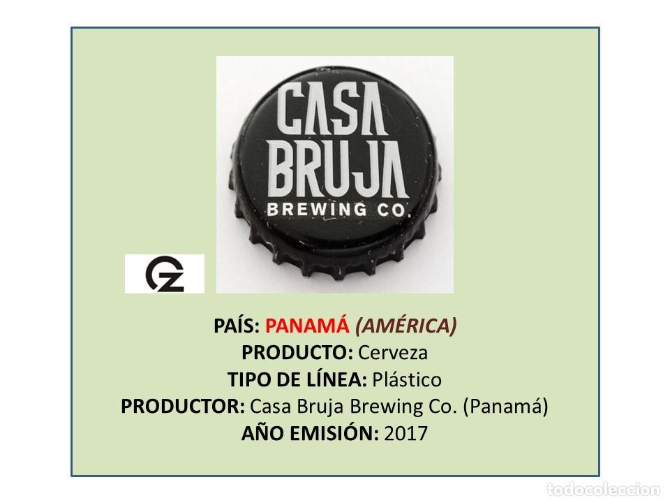 Coleccionismo de cervezas: TAPON CORONA CAPSULA CHAPA CERVEZA CASA BRUJA (PANAM&Aacute;)