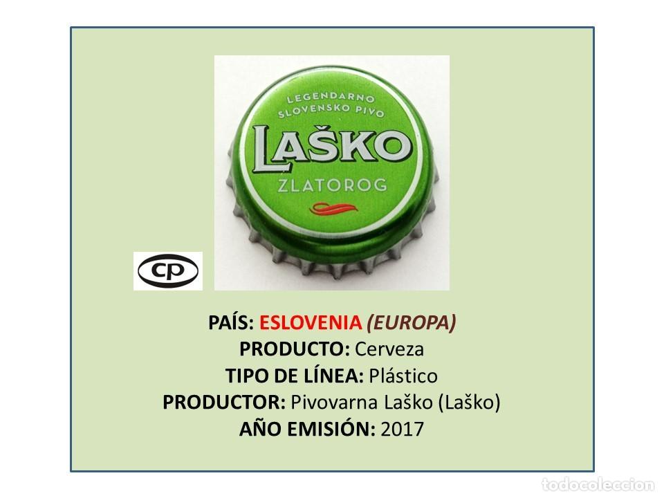 Coleccionismo de cervezas: TAPON CORONA CAPSULA CHAPA CERVEZA LASKO (ESLOVENIA)