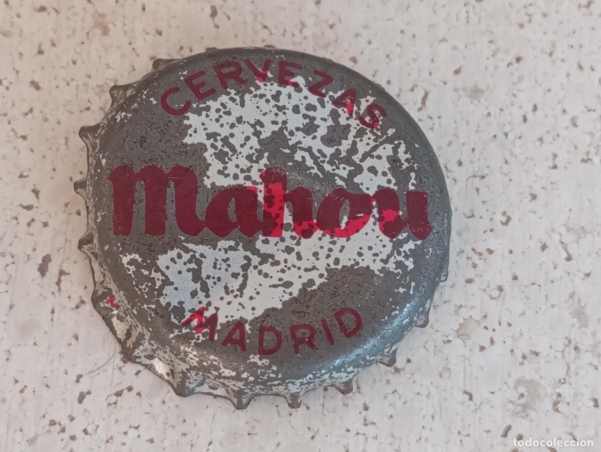 Coleccionismo de cervezas: ANTIGUA CHAPA CORONA DE CERVEZAS CERVEZA MAHOU MADRID A&Ntilde;OS 70 - 80
