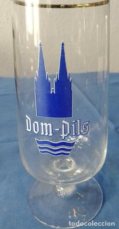 Coleccionismo de cervezas: 3 copas cervezas Dom-Pils - Foto 2
