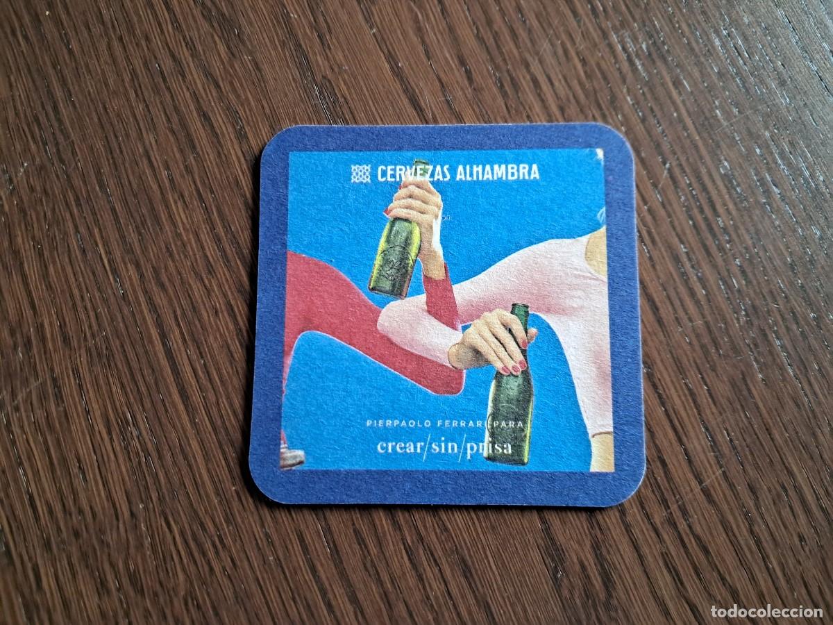 Coleccionismo de cervezas: posavasos de cerveza, Alhambra, Pier Paolo Ferrari, crear/sin/prisa.