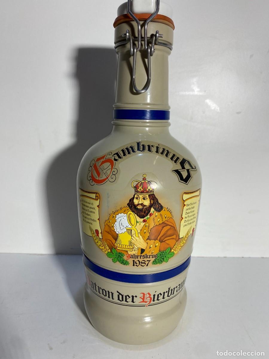 Coleccionismo de cervezas: BOTELLA CERVEZA DECORATIVA GAMBRINUS - Foto 1