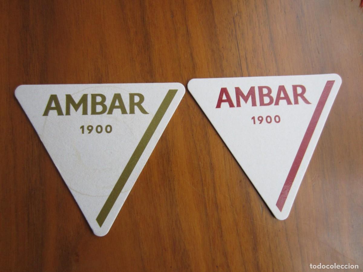 Coleccionismo de cervezas: POSAVASOS CERVEZA AMBAR-