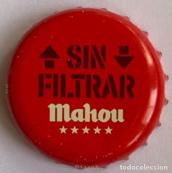 Coleccionismo de cervezas: Chapa de cerveza Mahou sin filtrar