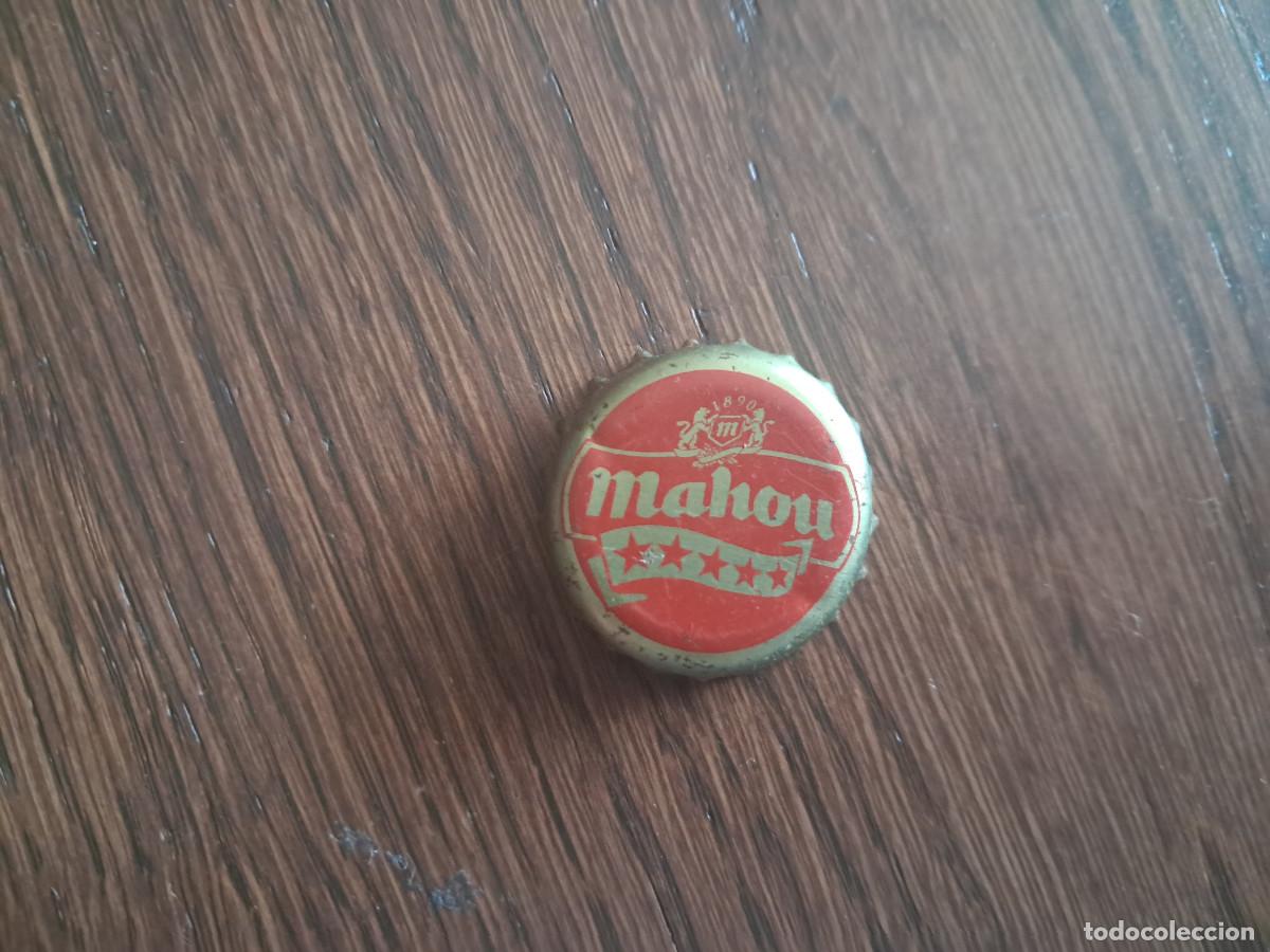 Coleccionismo de cervezas: chapa tap&oacute;n corona de cerveza, Mahou. roja, cinco estrellas. a&ntilde;os 90-2000.