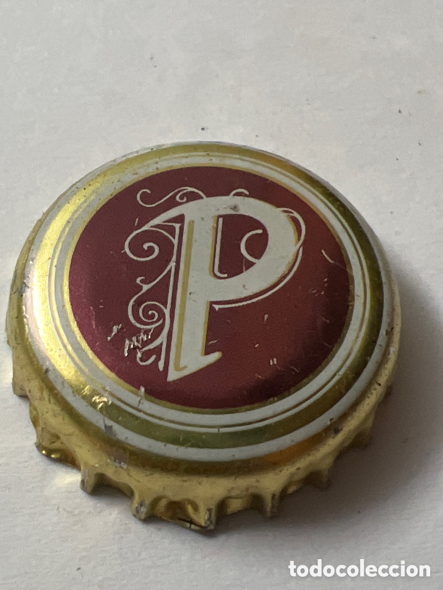 Sammeln von Brauereiartikeln: X794. Chapa tap&oacute;n corona de la cerveza alemana PATRONUS WEISSBIER.