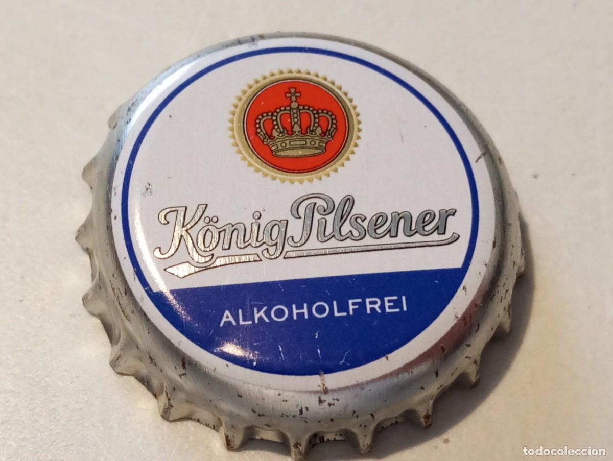 Coleccionismo de cervezas: Chapa tap&oacute;n corona de la cerveza alemana K&Ouml;NIG PILSENER ALKOHOLFREI