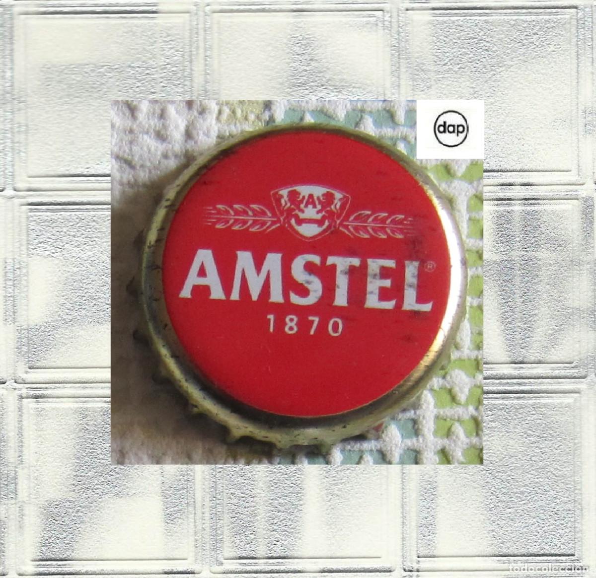Coleccionismo de cervezas: CHAPA TAP&Oacute;N CORONA AMSTEL