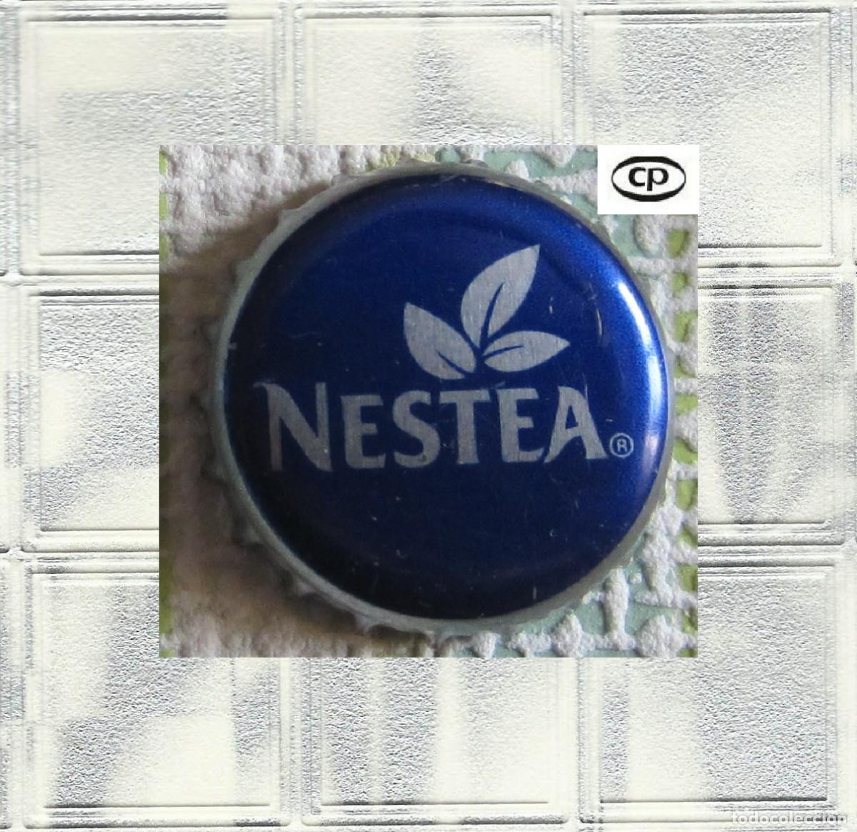 Coleccionismo de cervezas: CHAPA TAP&Oacute;N CORONA NESTEA