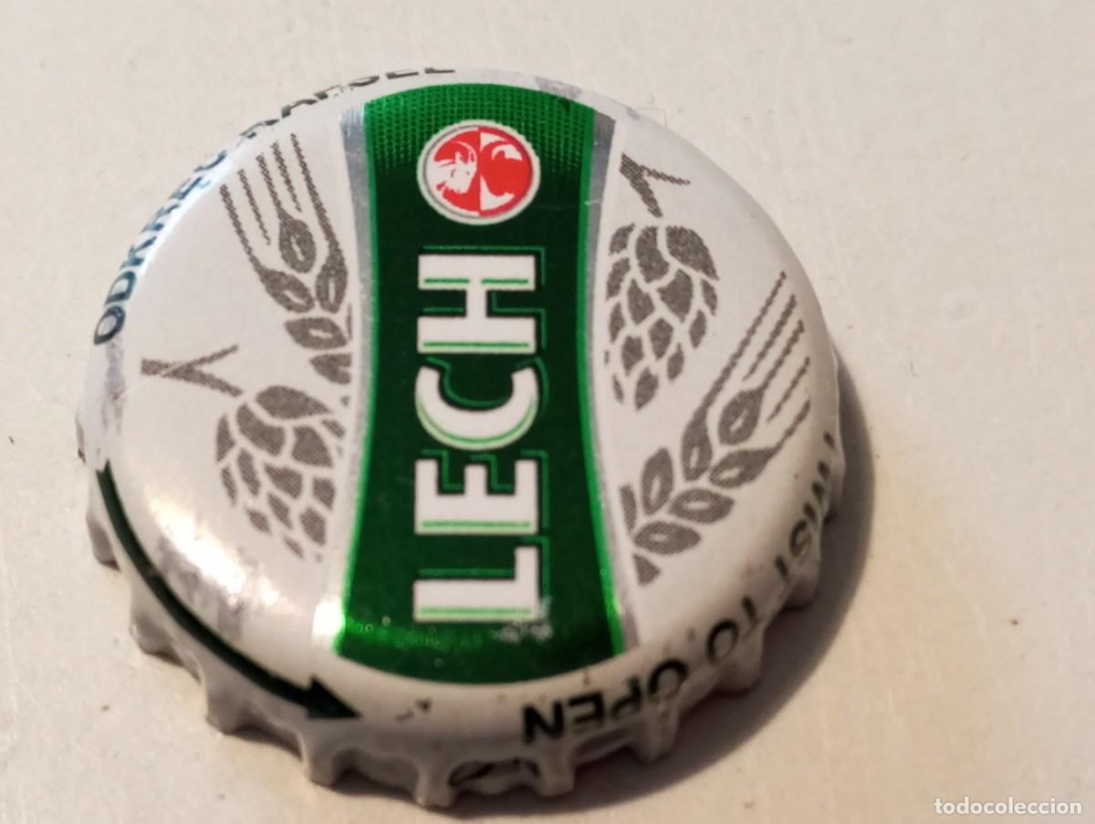 Collectionnisme de bi&egrave;res: Chapa tap&oacute;n corona de la cerveza polaca LECH