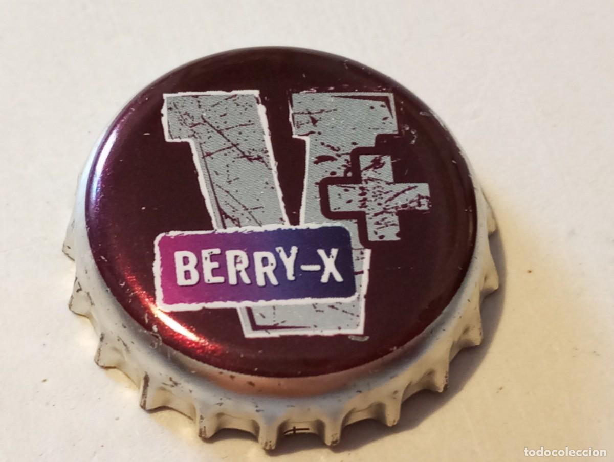 Coleccionismo de cervezas: Chapa tap&oacute;n corona de la cerveza alemana VELTINS V+ BERRY-X