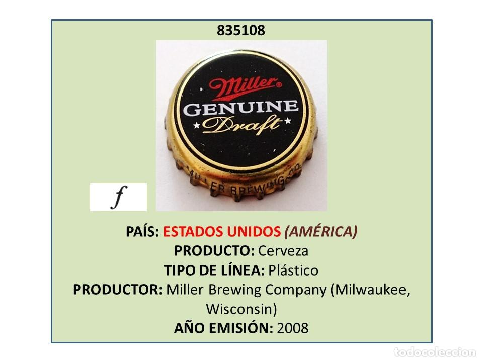 Coleccionismo de cervezas: TAPON CORONA CAPSULA CHAPA CERVEZA MILLER GENUINE DRAFT (ESTADOS UNIDOS)