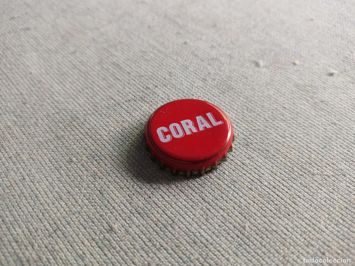 Coleccionismo de cervezas: Chapa Cerveza Coral (CP)