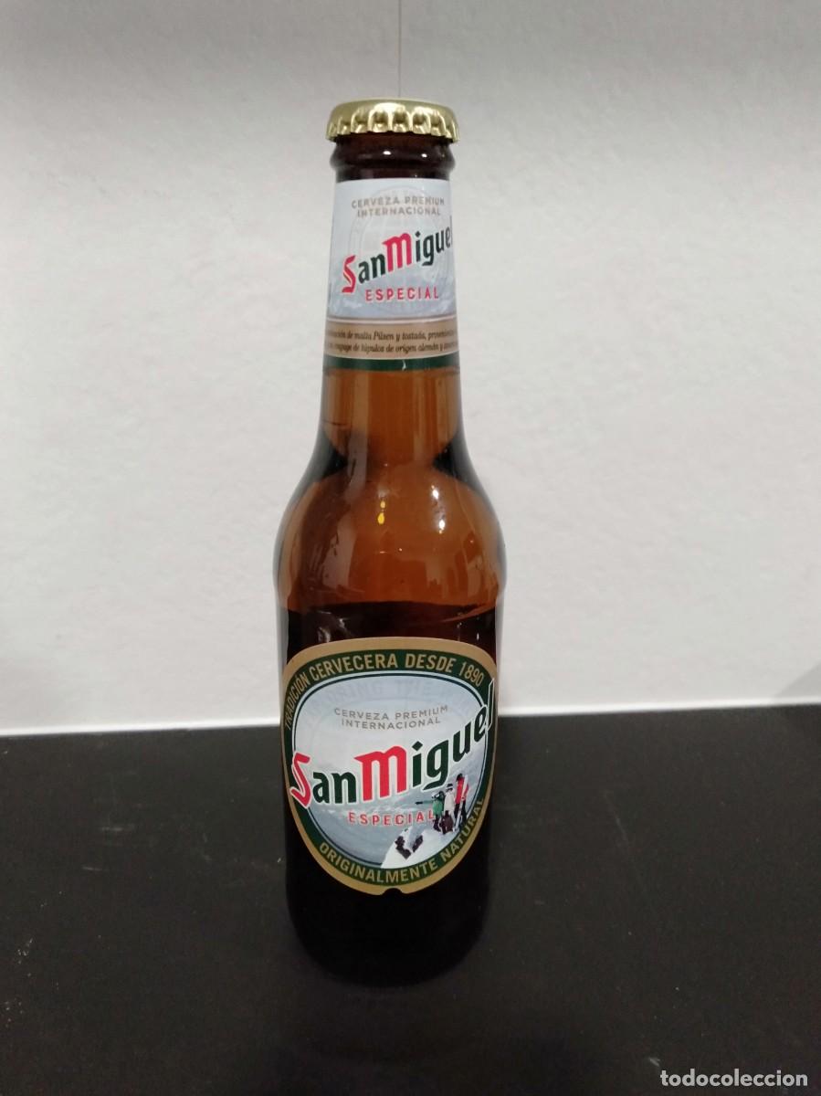 Coleccionismo de cervezas: Botella cerveza San Miguel