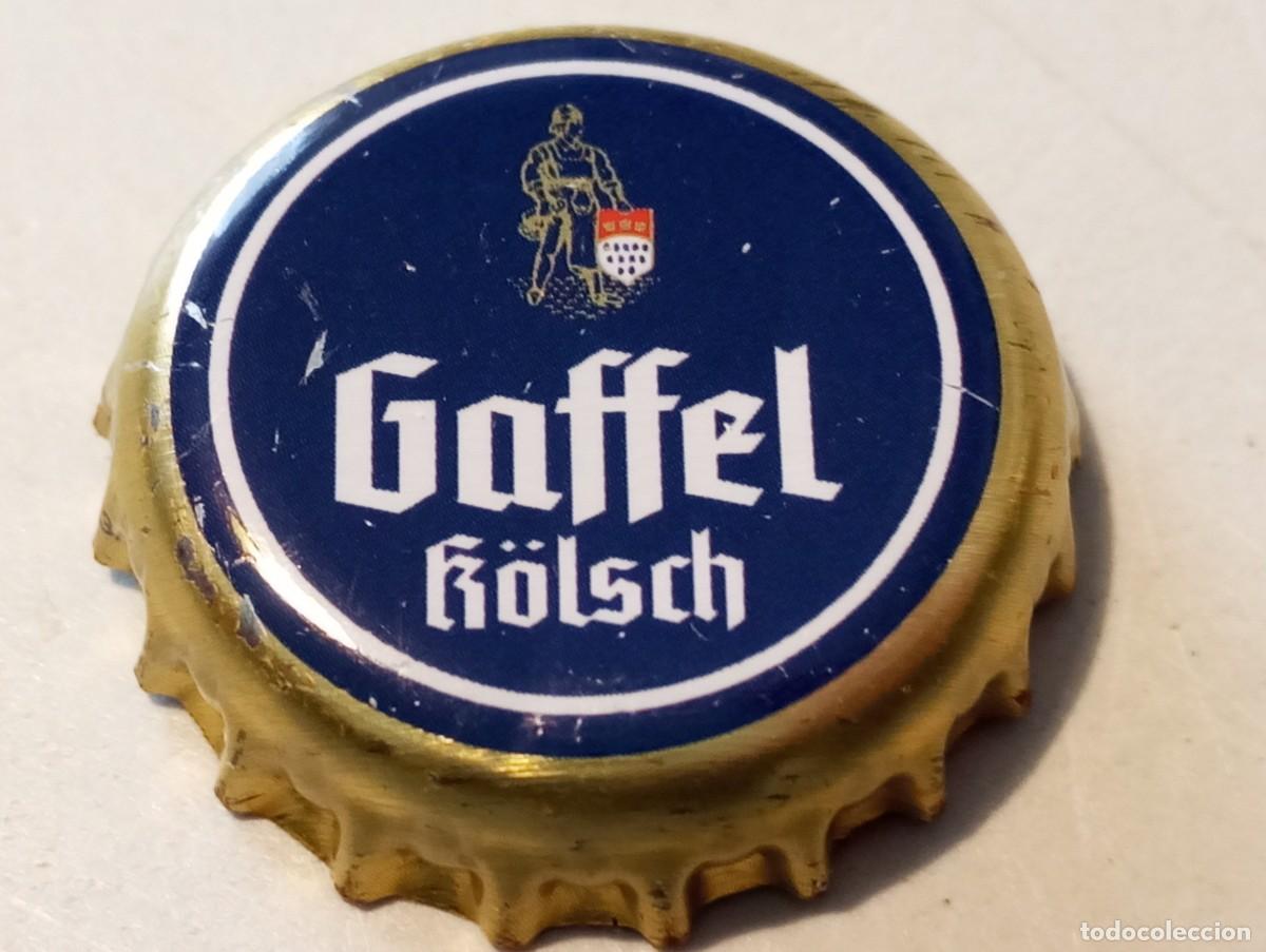 Coleccionismo de cervezas: Chapa tap&oacute;n corona de la cerveza alemana GAFFEL K&Ouml;LSCH