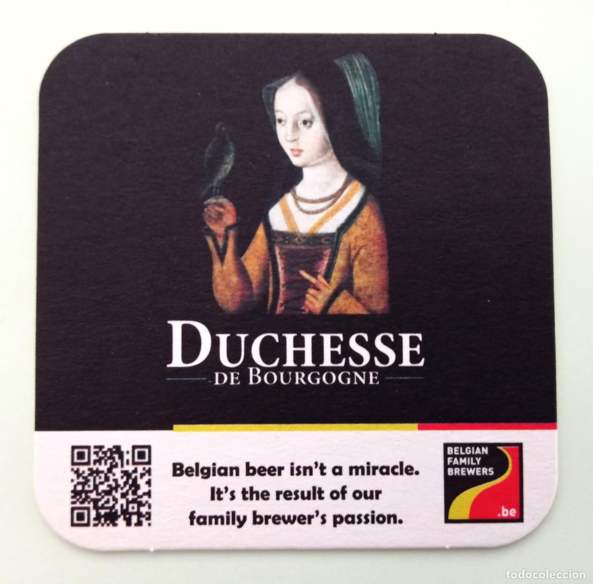 Coleccionismo de cervezas: POSAVASOS CERVEZA DUCHESSE (B&Eacute;LGICA)