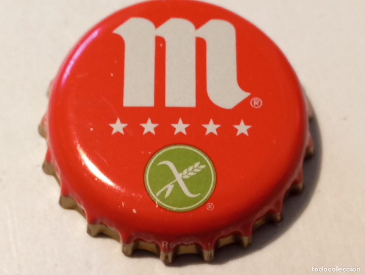 Coleccionismo de cervezas: Chapa tap&oacute;n corona de la cerveza espa&ntilde;ola MAHOU SIN GLUTEN