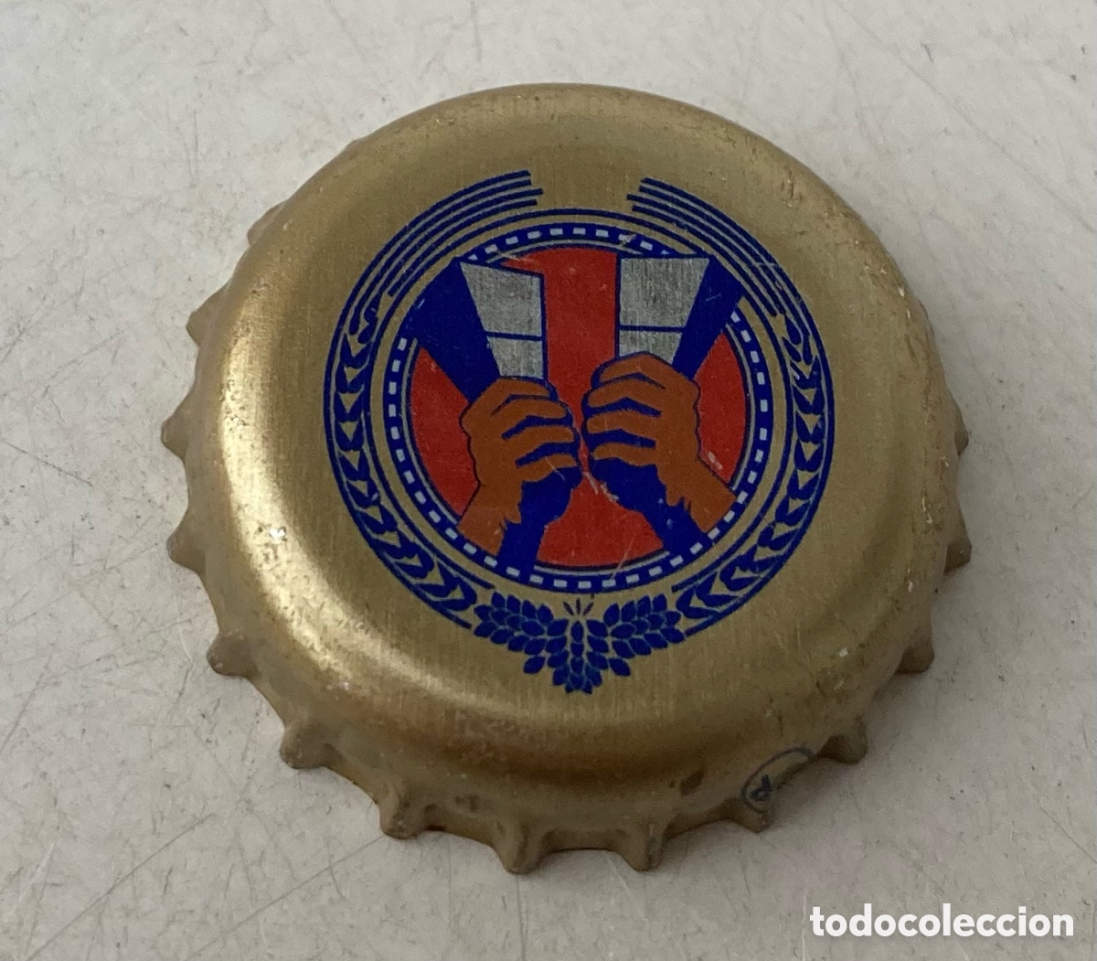 Coleccionismo de cervezas: TAP&Oacute;N CORONA BOTTLE CAP BEER BIRRA CHAPA CERVEZA BIER BIERE KALIK.BAHAMAS (2)-LOTE N. 2599--CARMANJO
