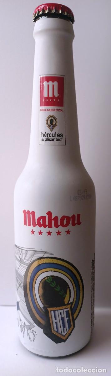 real madrid mahou - botella de cerveza llena - - Compra venta en  todocoleccion