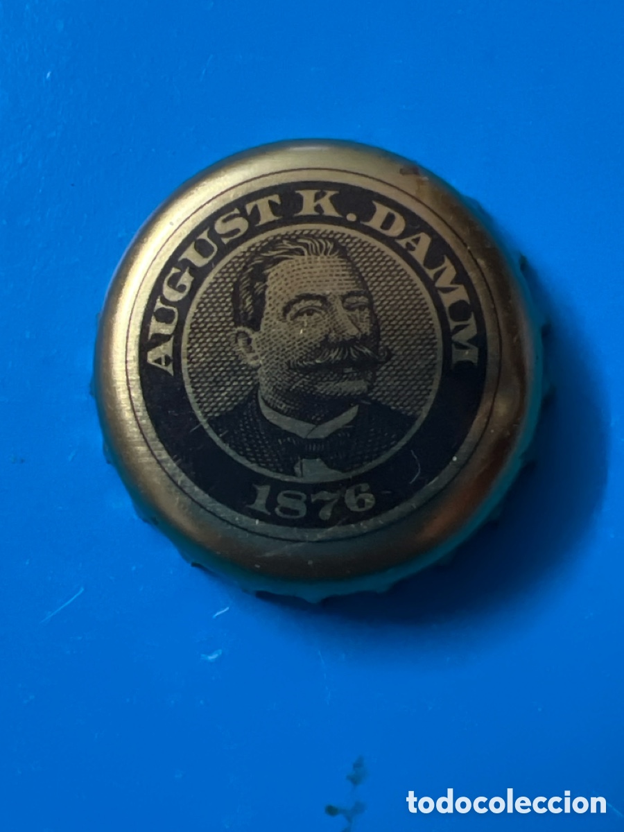 Sammeln von Brauereiartikeln: V38. TAPON CORONA (Chapa) de cerveza AUGUST K.DAMM 1876