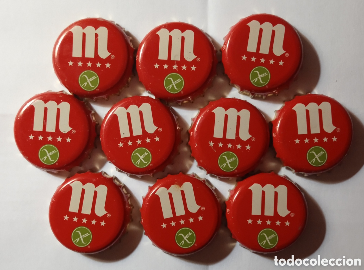 Coleccionismo de cervezas: LOTE CHAPAS MAHOU SIN GLUTEN