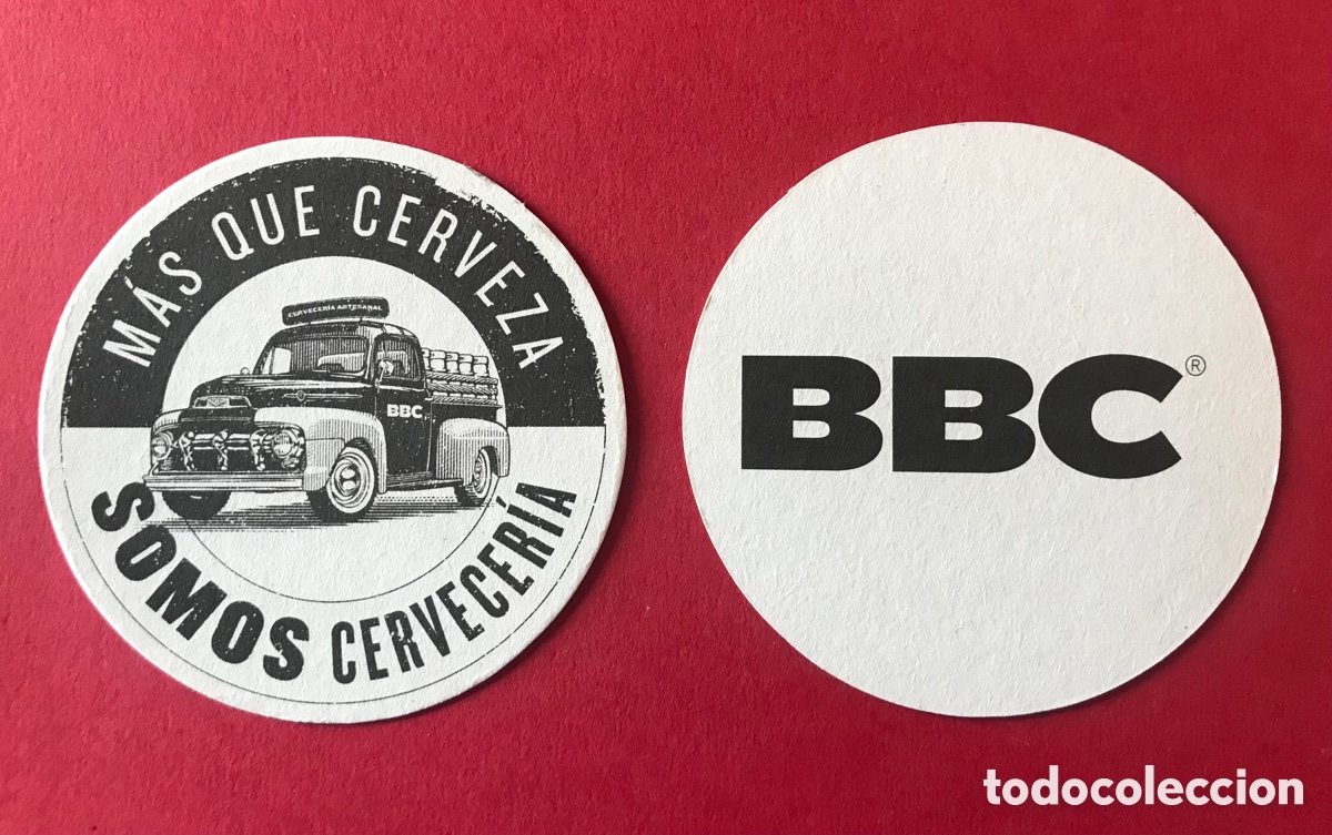 Coleccionismo de cervezas: Posavaso colombiano BBC - Foto 1