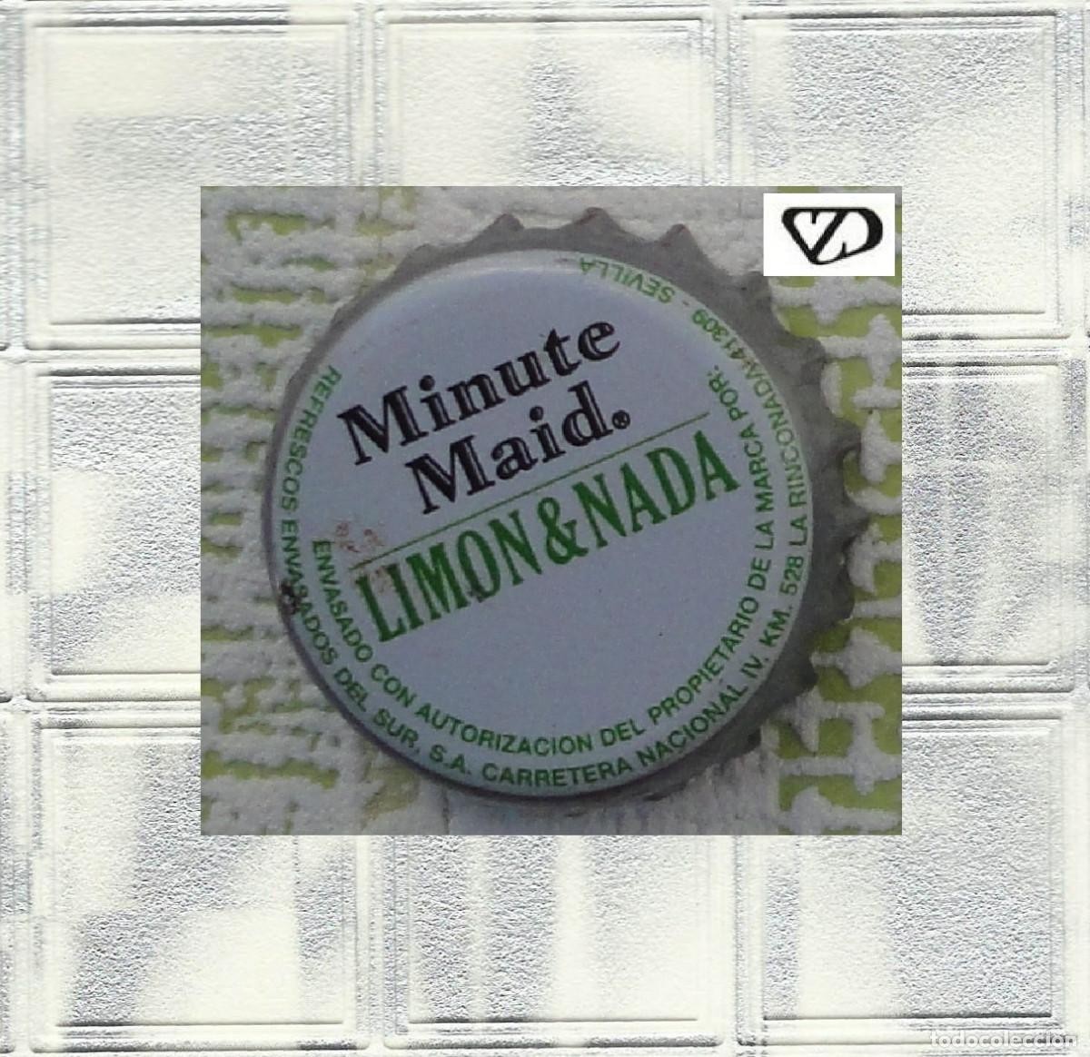 Coleccionismo de cervezas: CHAPA TAPON CORONA MINUTE MAID LIMON