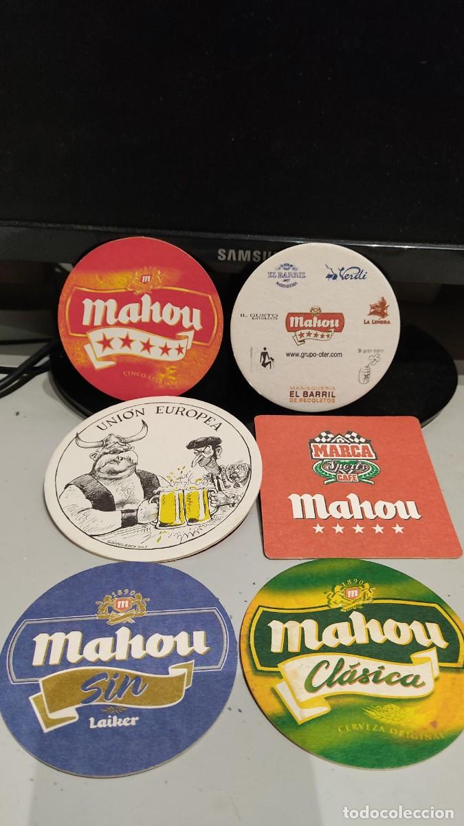 Coleccionismo de cervezas: 6 POSAVASOS CERVEZA MAHOU
