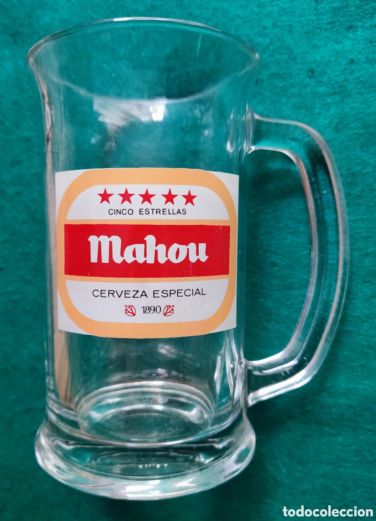 Coleccionismo de cervezas: BREWERIANA JARRA DE CERVEZA MAHOU RAREZA !