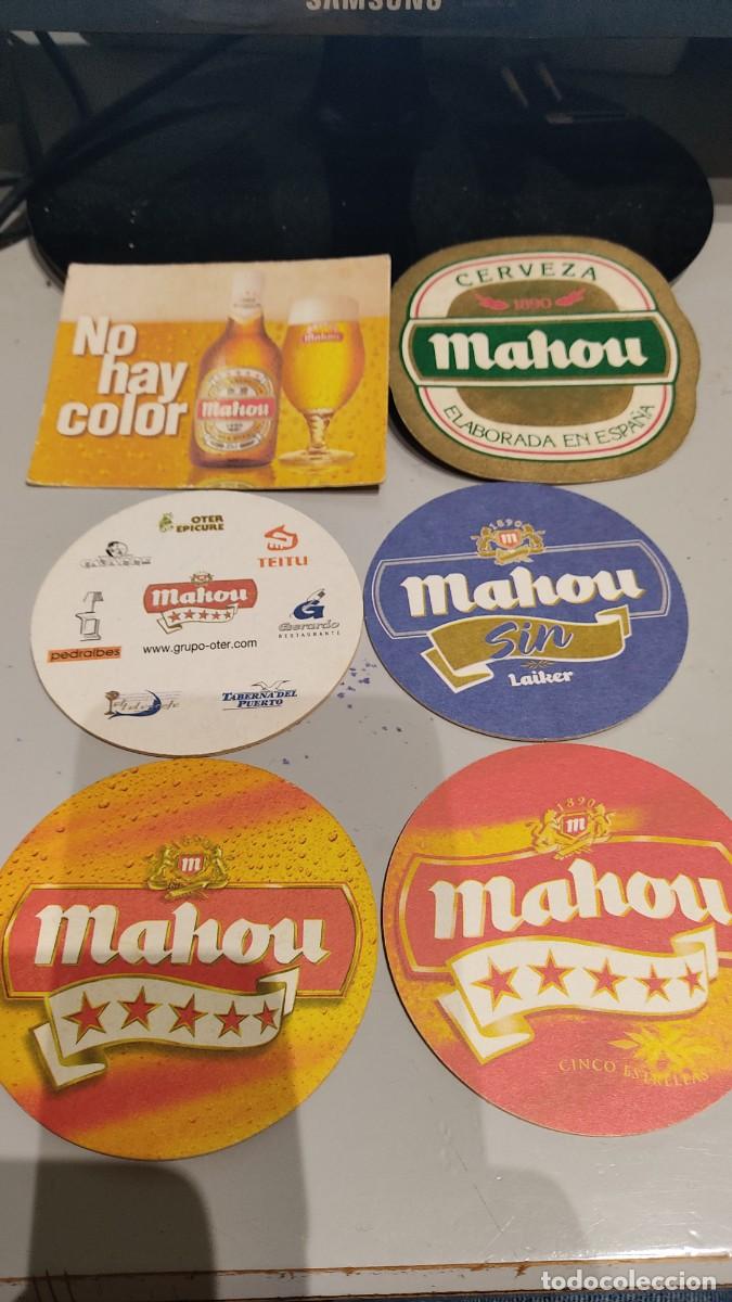 Coleccionismo de cervezas: 6 POSAVASOS CERVEZA MAHOU