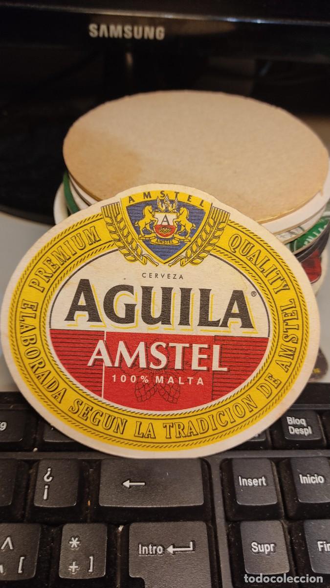 Sammeln von Brauereiartikeln: POSAVASOS CERVEZA AGUILA BIERDECKEL COASTER SOUSBOCK