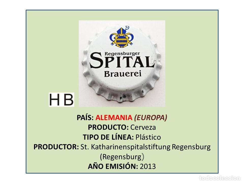 Coleccionismo de cervezas: TAPON CORONA CAPSULA CHAPA CERVEZA SPITAL (ALEMANIA)