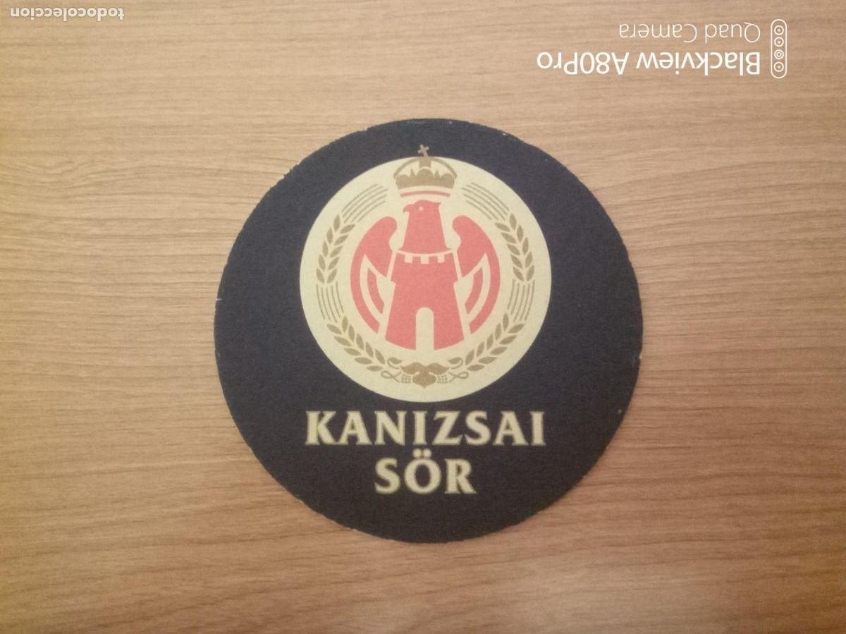 Coleccionismo de cervezas: Posavaso cerveza Kanizsai Hungr&iacute;a