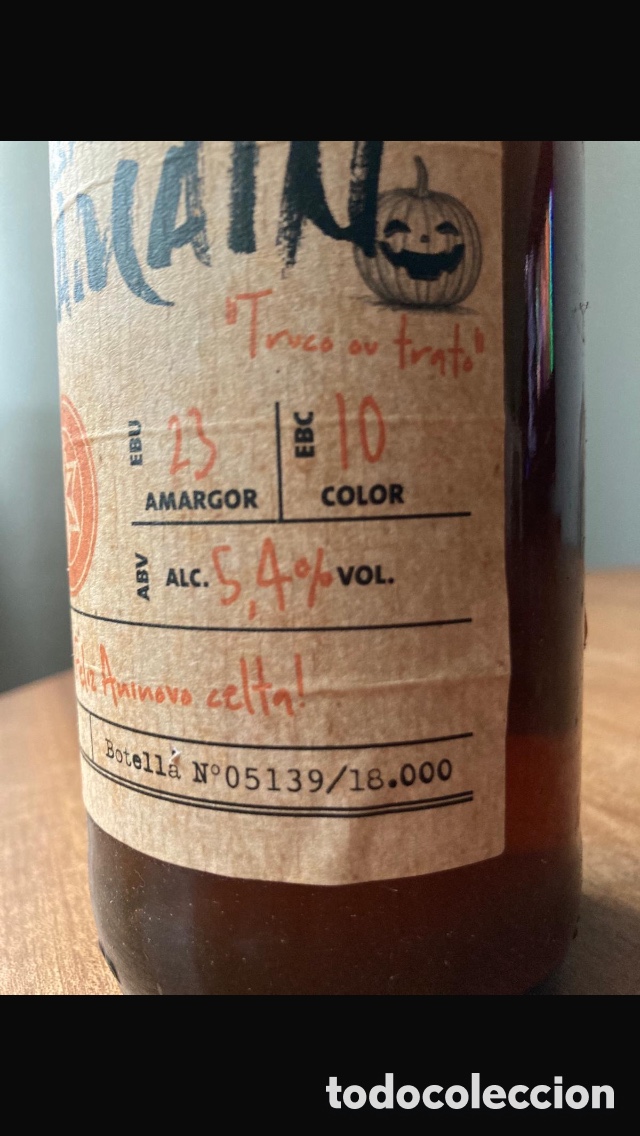 Coleccionismo de cervezas: Estrella Galicia Samain